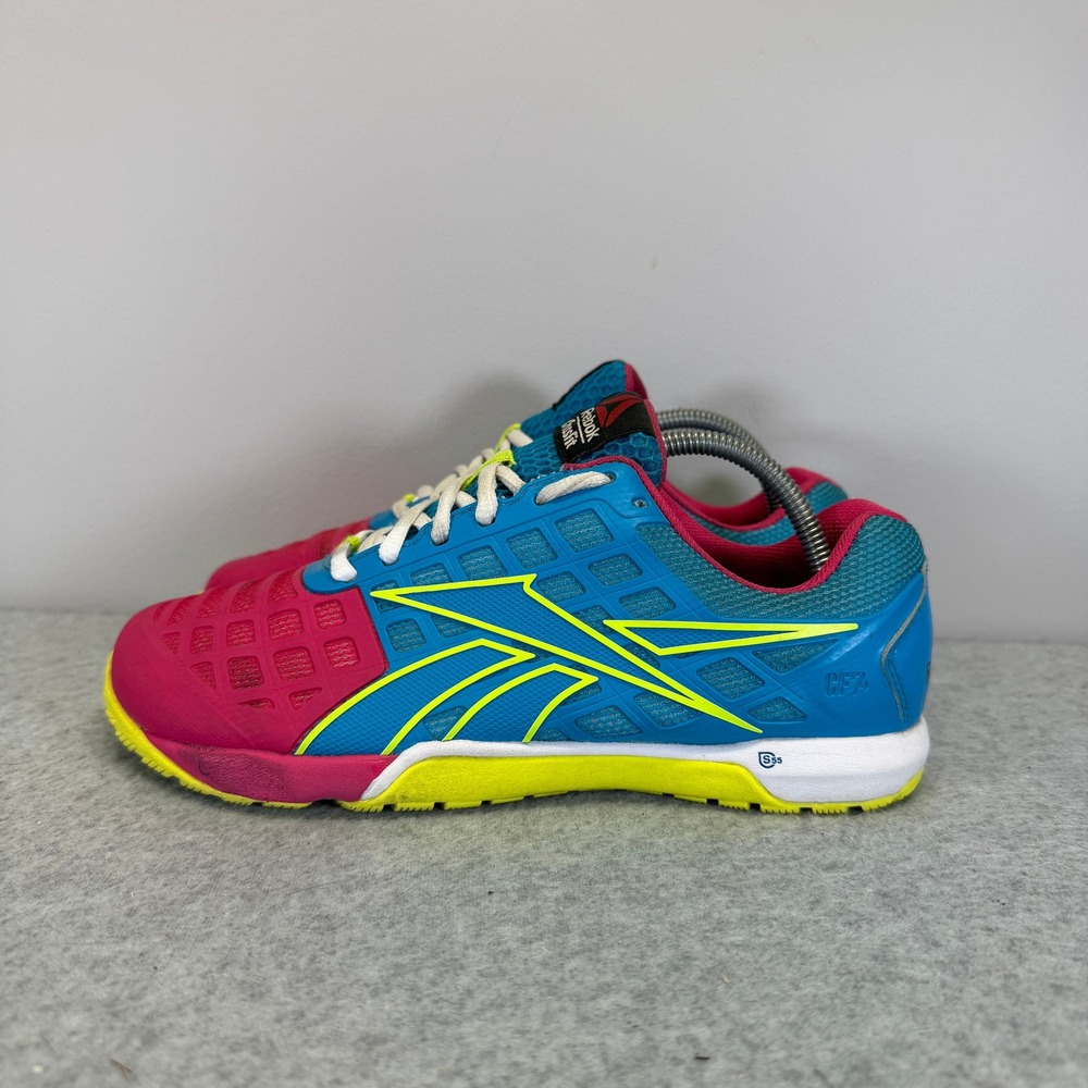 Reebok CrossFit Nano 4.0 Womens Shoes Size 7.5 Blue Pink Running Sneakers M44457